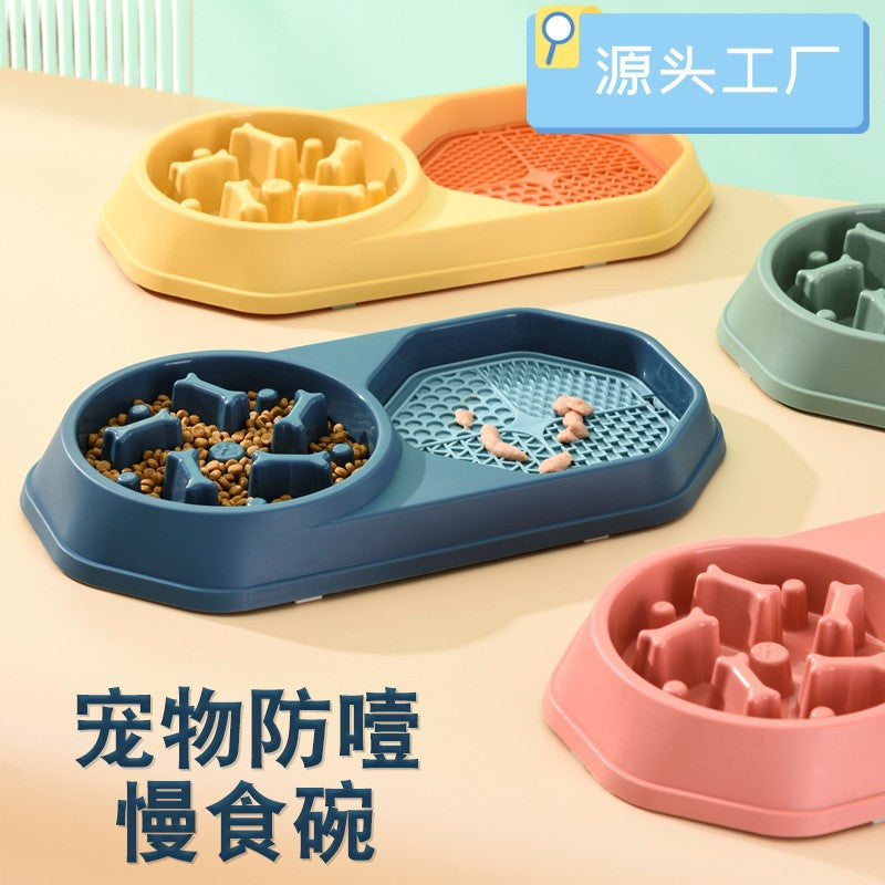 EasyFeeder 2-in-1 Slow Feeder & Water Bowl - Optimal Pet Health Companion