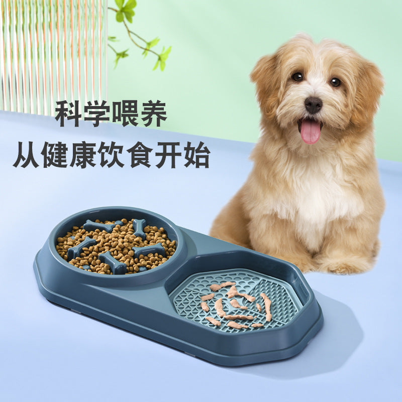 EasyFeeder 2-in-1 Slow Feeder & Water Bowl - Optimal Pet Health Companion