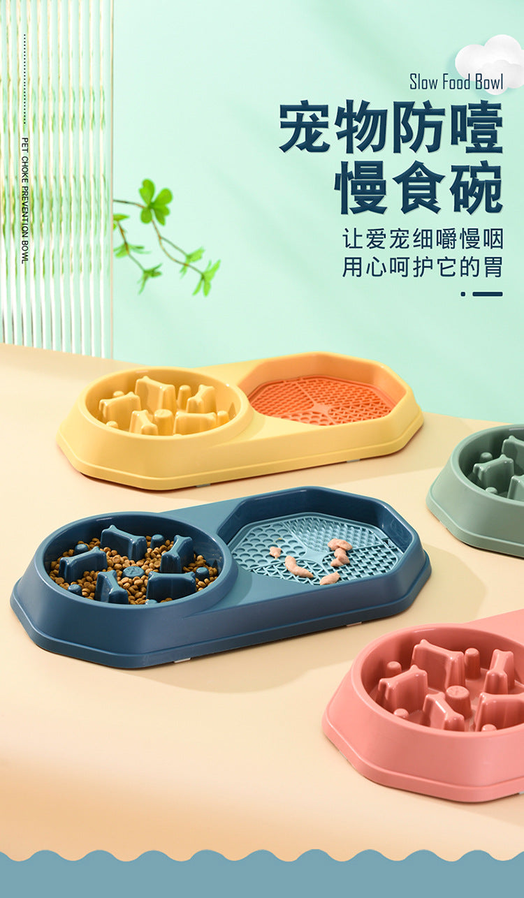 EasyFeeder 2-in-1 Slow Feeder & Water Bowl - Optimal Pet Health Companion