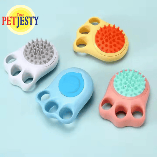 Silicone Massage Shampoo Brush -  Cats & Dogs