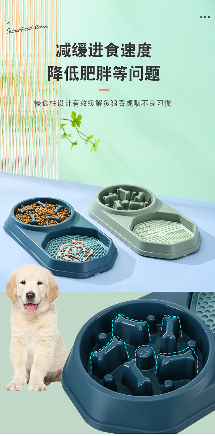 EasyFeeder 2-in-1 Slow Feeder & Water Bowl - Optimal Pet Health Companion