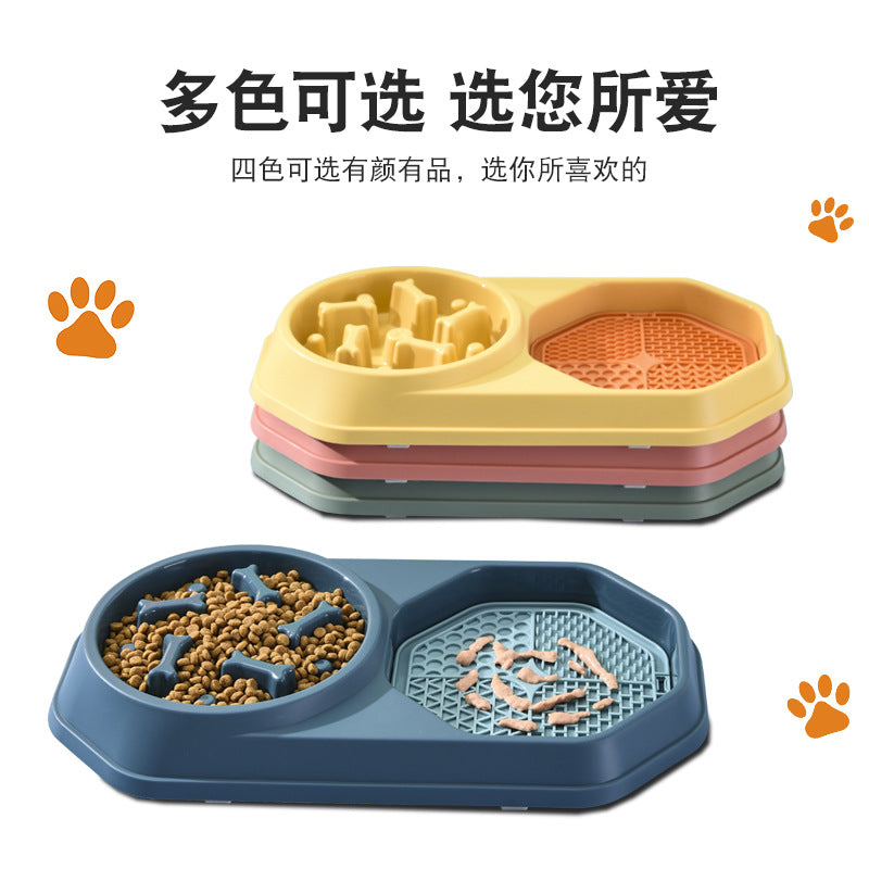 EasyFeeder 2-in-1 Slow Feeder & Water Bowl - Optimal Pet Health Companion